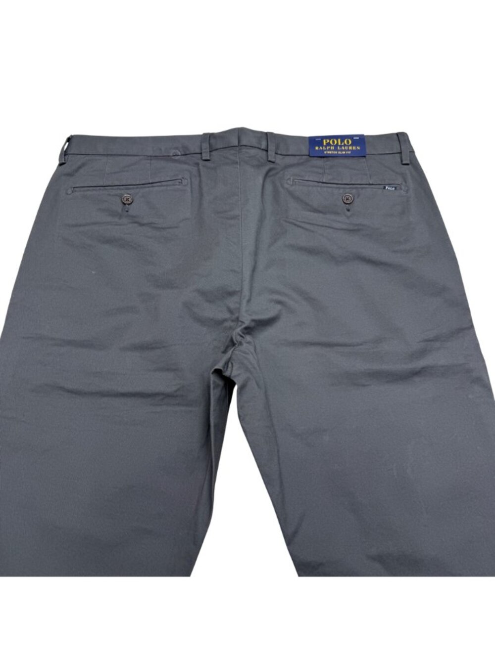 NWT $145 Polo Ralph Lauren Men's Stretch Slim Fit Gray Pants, Size 36x34 - Picture 5 of 11